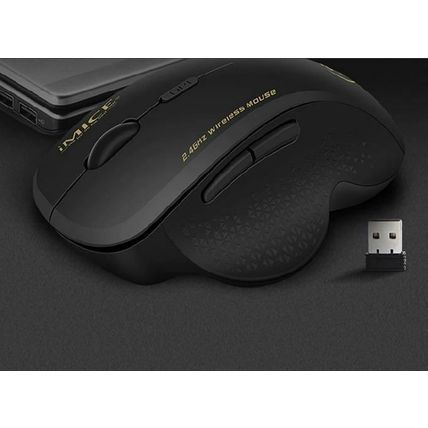 iMICE Ergonomic 2.4Ghz Wireless Mouse Up to 1600 DPI Computer PC / Mac Optical M