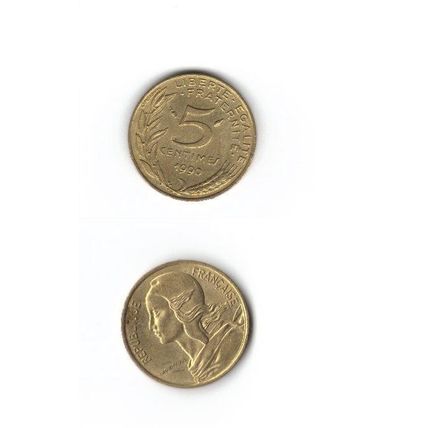 Moneta Francia - 5 Centesimi del 1990