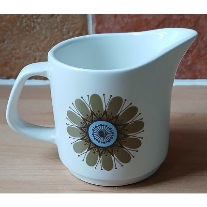 J&G Meakin Galaxy Creamer/Milk Jug, Retro vintage mid century, Jessie Tait 1967