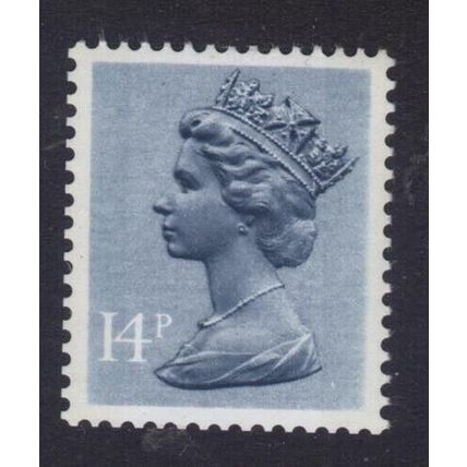 X902 U226 14p Grey-blue TWO BANDS Unmounted Mint GB Machin