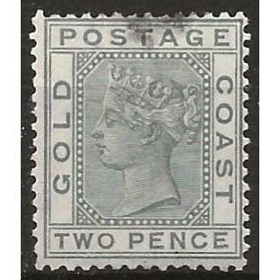 Gold Coast 1883 SG13 2d Grey Wmk Crown CA Mounted Mint (mark) ..