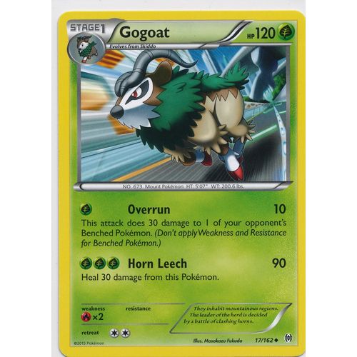 Pokemon XY BREAKThrough #017/162 Gogoat