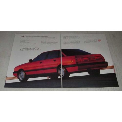 1988 Audi 90 Sports Sedan Car Ad