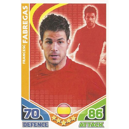 Match Attax - World Cup 2010: Spain - Midfielder, Fàbregas