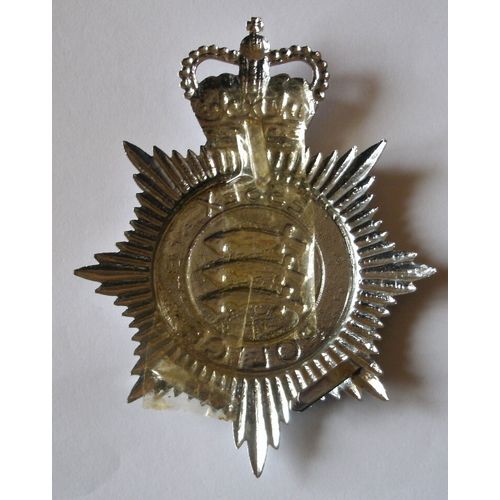 Essex Police Helmet Plate QE11 Enamelled