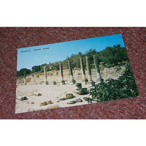 SABASTIA, ROMAN RUINS postcard