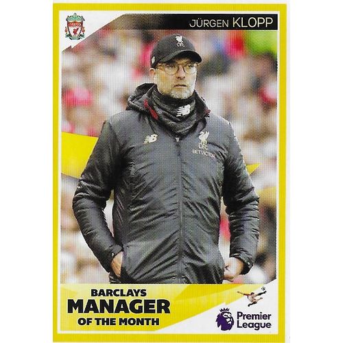 Premier League Panini Tabloid 2019 Stickers: No. 91 - Klopp