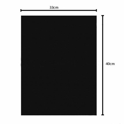 2PCS Barbecue Pad High Temperature Resistance Non-stick Outdoor BBQ Grill Mat UK