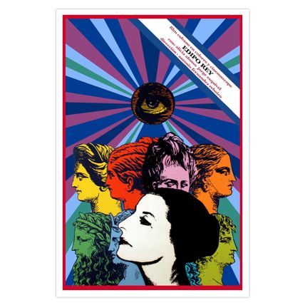 Movie Poster decor for OEDIPUS.Ballet Alicia Alonso ART.Home room wall decor