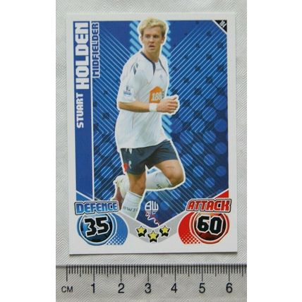 2010/11 Topps Match Attax Trading Card 104 Stuart Holden, Bolton Wanderers