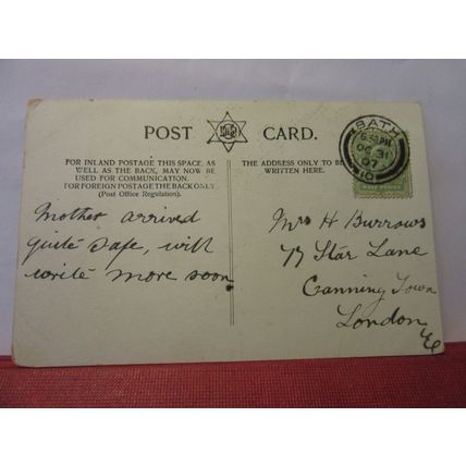 SANDRINGHAM HOUSE, NORFOLK used antique postcard 1907 pm #