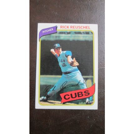 1980 Topps Rick Reuschel Chicago Cubs Card #175