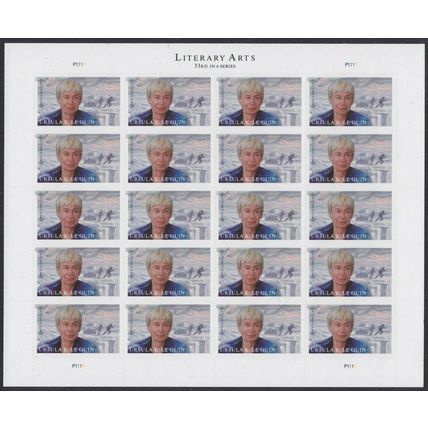 Ursula K. Le Guin Sheet of 20 Three Ounce Rate - Postage Stamps Scott 5619