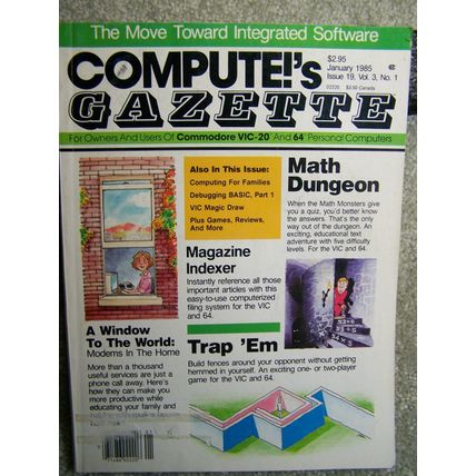 Compute!’s Gazette magazine for Commodore Computers - January 1985