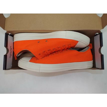 New Mens 9.5 Converse CTAS OX Bold Manda Blaze Orange $65 161435F Womens 11.5