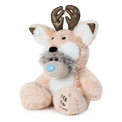Me to You 9" Bear Wearing Reindeer Costume