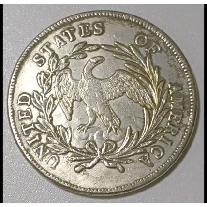 1797 Draped Bust Silver Dollar: A 15-star LIBERTY Half Body Great American comm