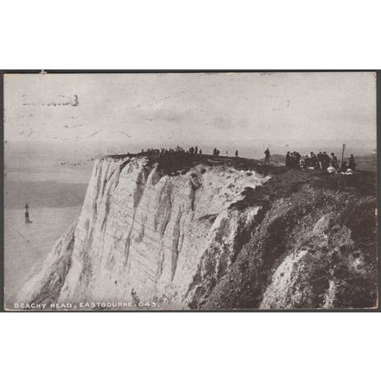Beachy Head, Eastbourne, Sussex, 1915 - Phototone Postcard