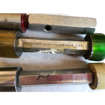 LOT PLUG GAGE GO NOGO 1.427,1.447,1.493,1.498,1.4421,AG