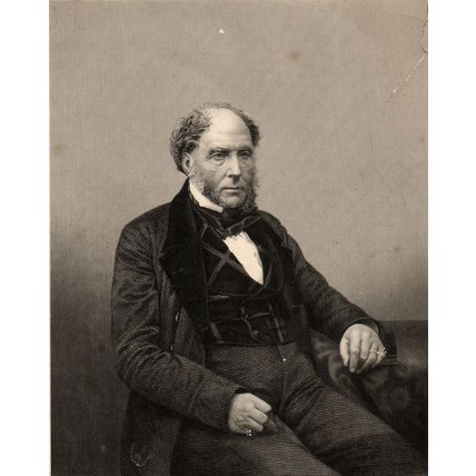 ARCHIBALD ALISON 1850s Daniel John Pound ENGRAVING