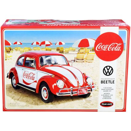 Skill 3 Snap Model Kit Volkswagen Beetle "Coca-Cola" 1/25 Scale Model by Pola...
