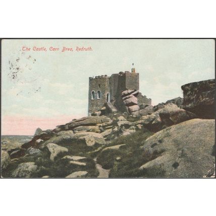 The Castle, Carn Brea, Redruth, Cornwall, 1905 - Empire Series Postcard