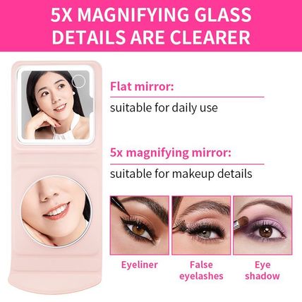 PU Bifold Mirror Compact Powder – Stylish, Portable Makeup Compact with Dual Mir