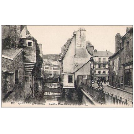 29 - Quimper - vieille maisons sur le Steir