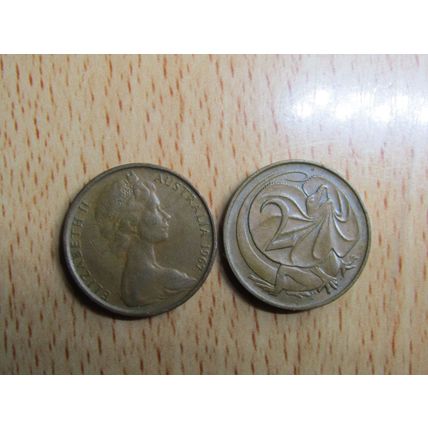 Australia 1967 2 Cents Coin