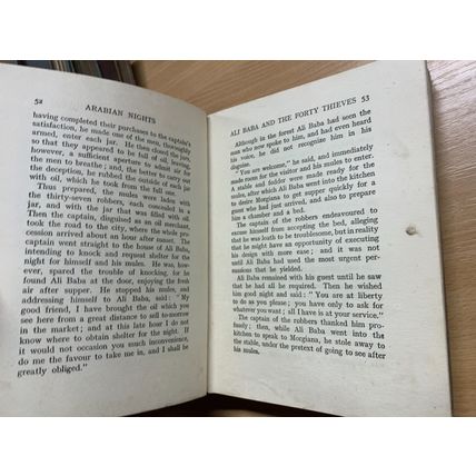 c1920 "TALES FROM THE ARABIAN NIGHTS" AE JACKSON ART FICTION ANTIQUE BOOK (P4)
