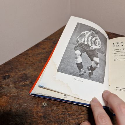 Clown Prince of Soccer Len Shackleton Autobiography HB 1955 (Moisture Damage)