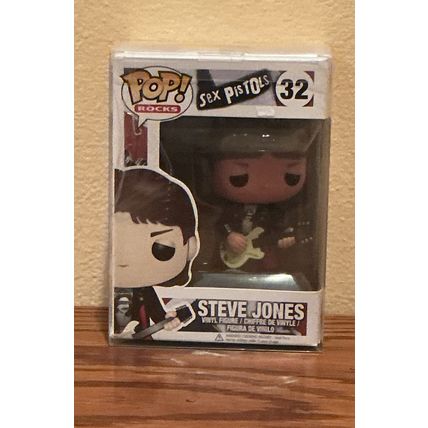 Funko Pop! Rocks: Sex Pistols - Steve Jones #32 Limited Figure (Box & Protector)