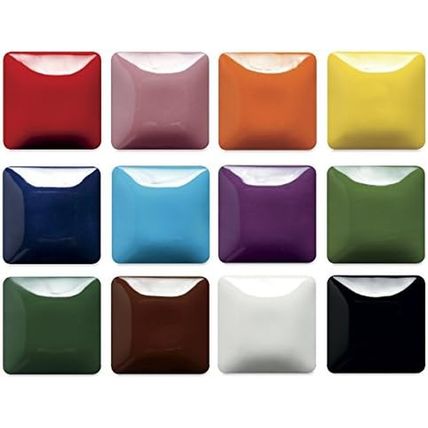 Creative Hobbies Mayco Stroke and Coat Glaze for Ceramics Kit 1 | 12 Assorted 2