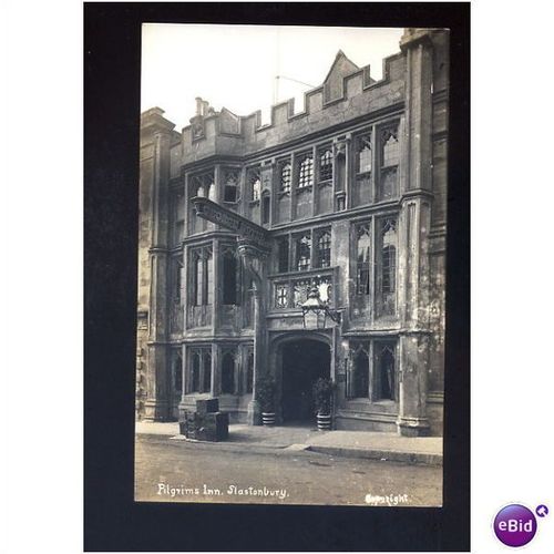 Somerset GLASTONBURY Pilgrims Inn Postcard