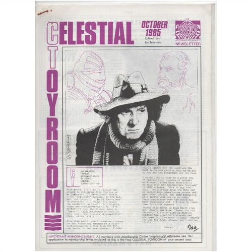 MAGAZINE - DOCTOR WHO: CELESTIAL TOYROOM OCTOBER 1985