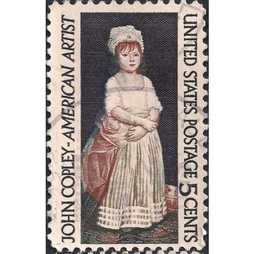 USA, FINE ART, John Copley, Elizabeth, black 1965, 5c