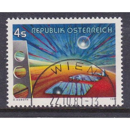 AUSTRIA 1981 MODERN ART USED