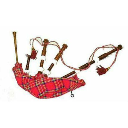 NEW IMPORTED FULL SIZE ROSEWOOD BLACK OR BROWN SCOTTISH BAGPIPES - CP MADE