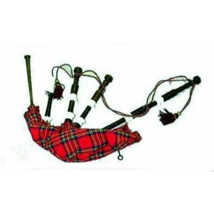 NEW IMPORTED FULL SIZE ROSEWOOD BLACK OR BROWN SCOTTISH BAGPIPES - CP MADE