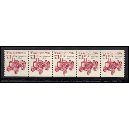 2127a 7.1c Tractor Very Fine MNH Dry Gum PNC 1/5 X0748