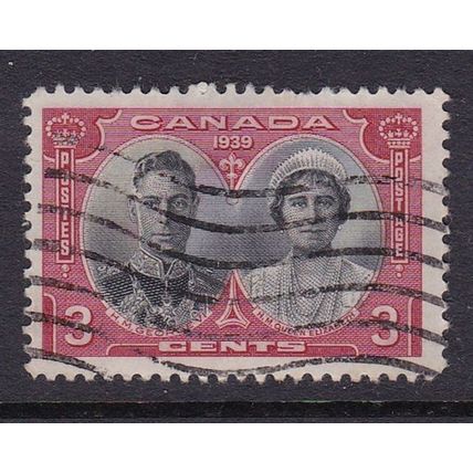 CANADA 1939 ROYAL VISIT 3c USED SG374 #2