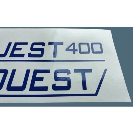AUTOQUEST 400 Decal Sticker Graphics Elddis 23in Ultra Blue Decal stickers
