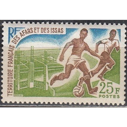 Afars & Issas 1967 Michel 7 Neuf ** Cote (2005) 3.20 € Football