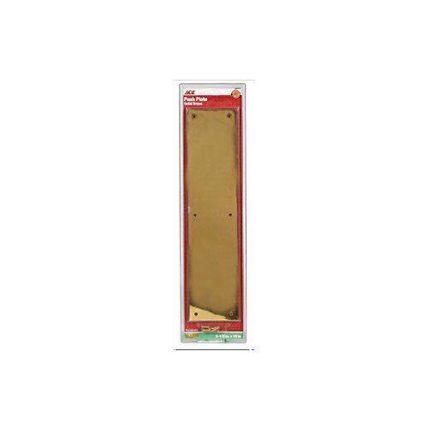 ACE 01-3072-200 3-1/2" x 15" PUSH PLATE SOLID BRASS [Misc.]