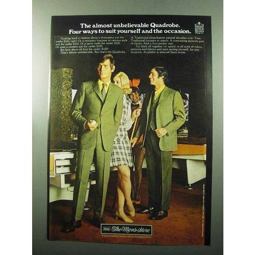1969 Sears Quadrobe Suit Ad, Suit Yourself and Occasion