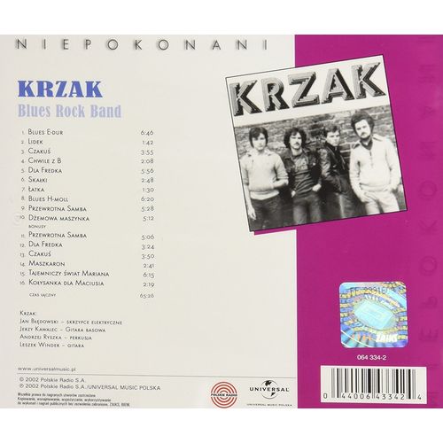 Krzak Blues Rock Band - Niepokonani (CD) POLISH POLSKI NEW