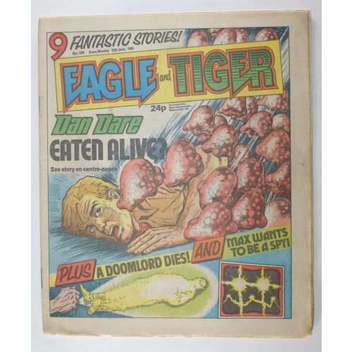 Eagle (1982) # 169 and Tiger (A) Golden Boy Death Wish Billy's Boots IPC comics