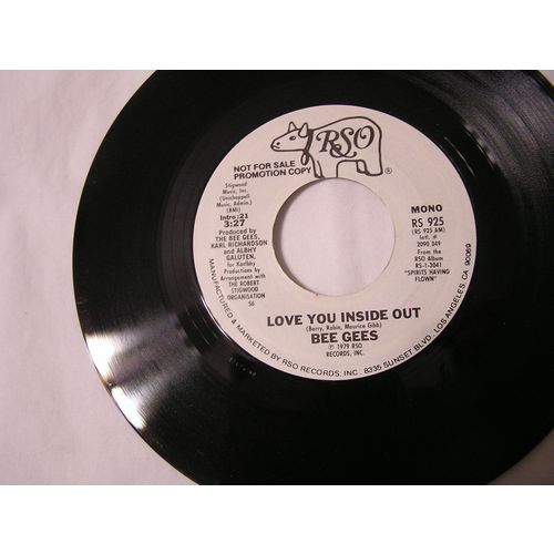 Bee Gees Promo 45-LOVE YOU INSIDE OUT STEREO/MONO