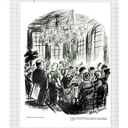 9611) Whitney Darrow Jr Cartoon - 1967 Cutting