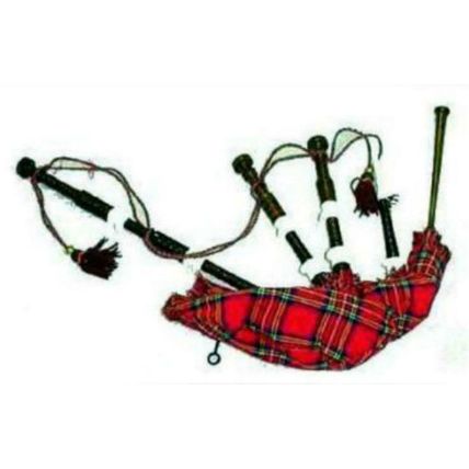 NEW IMPORTED FULL SIZE ROSEWOOD BLACK OR BROWN SCOTTISH BAGPIPES - CP MADE